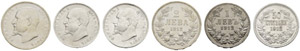 Diverse Münzen. 2 Lewa 1912. 1 Lew 1912. 50 ... 
