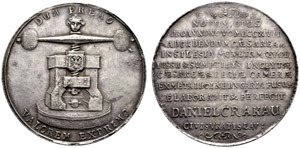 Breslau, Stadt - Silbermedaille 1717. Auf ... 