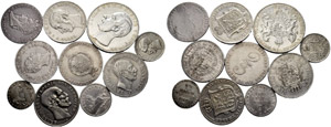 Lot - Diverse Münzen. Georg IV. 2/3 Taler ... 