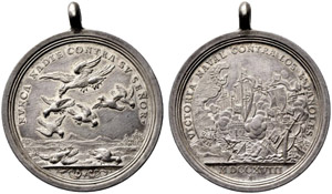 George I. 1714-1727. Silbermedaille 1718. ... 