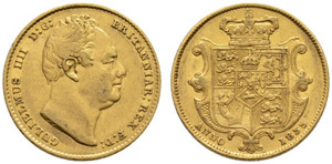 William IV. 1830-1837. Sovereign 1835. 7.97 ... 