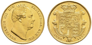William IV. 1830-1837. Sovereign 1836. 7.99 ... 