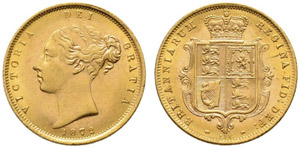 Victoria, 1837-1901. Half sovereign 1872. ... 