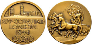 George VI. 1936-1952. Bronzemedaille 1948. ... 