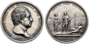 Medaillen des Hauses Savoyen - Carlo Felice, ... 