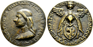 Padua - Bronzemedaille 1345. Auf den Tod von ... 