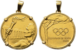 Rom, Stadt - Goldmedaille 1960. Olympiade ... 