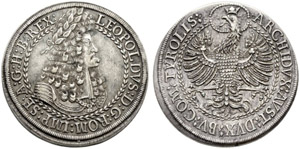 Leopold I. 1657-1705. Doppeltaler o. J. ... 