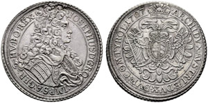 Joseph I. 1705-1711. Taler 1707, Wien. 28.57 ... 