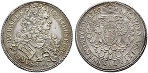Joseph I. 1705-1711. Taler 1710, Wien. 28.60 ... 