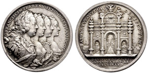 Maria Theresia, 1740-1780. Silbermedaille ... 