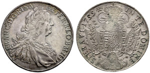 Franz I. 1745-1765. Konventionstaler 1759, ... 