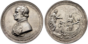 Franz II. (I.), 1792-1835. Silbermedaille ... 