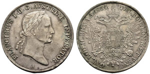 Franz II. (I.), 1792-1835. Konventionstaler ... 