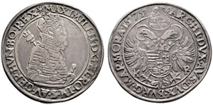 Maximilian II. 1564-1576. Taler 1575, ... 