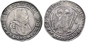 Rudolph II. 1576-1612. Denar Taler 1595, ... 