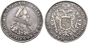 Matthias II. 1608-1619. Taler 1620, ... 
