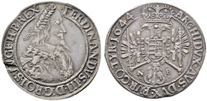Ferdinand III. 1637-1657. Taler 1644, ... 