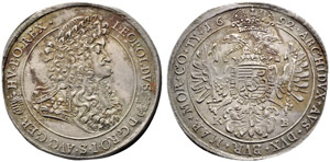 Leopold I. 1657-1705. Taler 1692, Kremnitz. ... 
