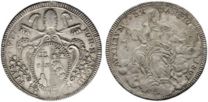 Pio VII. 1799-1823. Scudo 1807, Rom. 26.46 ... 