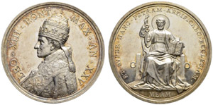 Leone XIII. 1878-1903. Silbermedaille AN XXV ... 