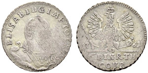 Elizabeth - Mintage for the Baltic Area - ... 