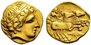 Helvetii - ¼ Goldstater 2. Jhdt. V. Chr. ... 