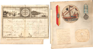 Genf / Geneva - Dokument 175(3?), 1814 und ... 