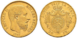 Königreich - Leopold II. 1865-1909 - 20 ... 