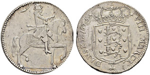 Christian V. 1670-1699 - 2 Kronen (8 Mark) ... 