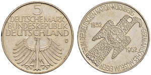 Bundesrepublik Deutschland - 5 Deutsche Mark ... 
