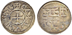 Karolinger - Karl der Kahle, 840-877. Denar ... 