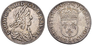 Königreich - Louis XIII. 1610-1643 - ½ Ecu ... 