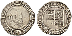 James I. 1603-1625 - Shilling o. J. 5.72 g. ... 