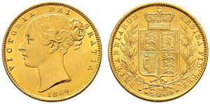 Victoria, 1837-1901 - Sovereign 1869. 7.98 ... 