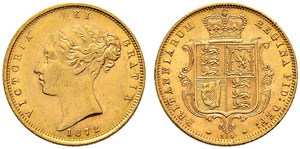 Victoria, 1837-1901 - Half sovereign 1872. ... 