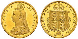 Victoria, 1837-1901 - Half sovereign 1887. ... 