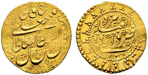 Fath Ali, 1797-1834. 1 Toman 1228 H., ... 