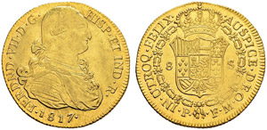 Fernando VII. 1808-1824 - 8 Escudos 1817, ... 