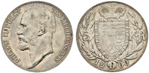 Johann II. 1858-1929 - 5 Kronen 1900. 23.98 ... 