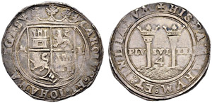 Juana y Carlos, 1504-1516. 4 Reales o. J. ... 