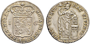 Batavische Republik - 1 Gulden 1797, ... 