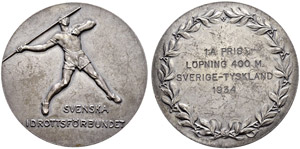 Gustaf V. 1907-1950 - Silbermedaille o. J. ... 