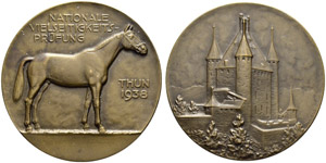 Thun - Bronzemedaille 1938. Nationale ... 