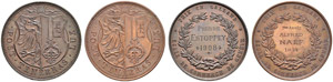 Genf / Genève - Stadt - Bronzemedaille 1908 ... 