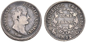 Genf / Genève - Kanton - ½ Franc AN12 ... 