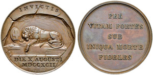 Luzern - Bronzemedaille o. J. (1822). ... 