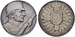Luzern - Silbermedaille 1920. Für treuen ... 