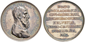 Obwalden - Silbermedaille 1887. Auf den 400. ... 
