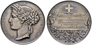 Thurgau - Kanton. Silbermedaille 1903. VII. ... 